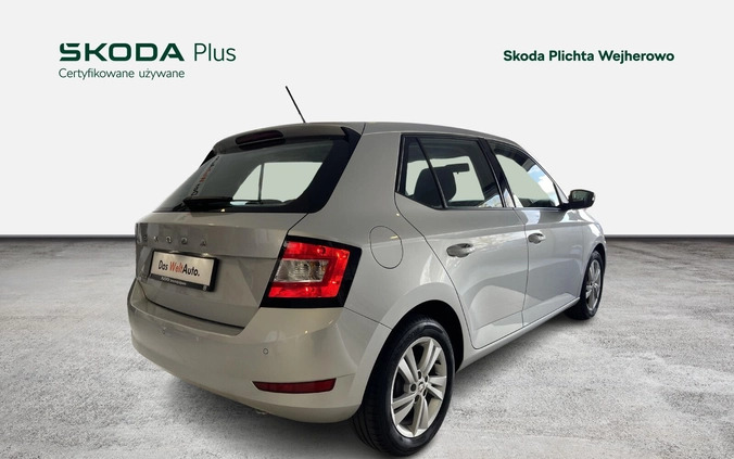 Skoda Fabia cena 49900 przebieg: 121569, rok produkcji 2021 z Frombork małe 466